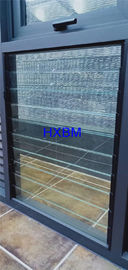 Stoffa per tendine di alluminio Windows della feritoia di vetro standard AS2047 con lo schermo di sicurezza fisso